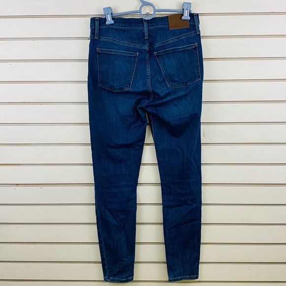 Womens 28 J.Crew Mercantile Jeans Skinny Distressed Medium Wash Stretch Denim - Picture 5 of 7